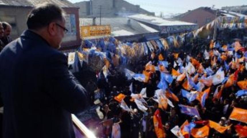 &Ouml;zalp&rsquo;ta Ak Parti Se&ccedil;im B&uuml;rosu A&ccedil;ıldı