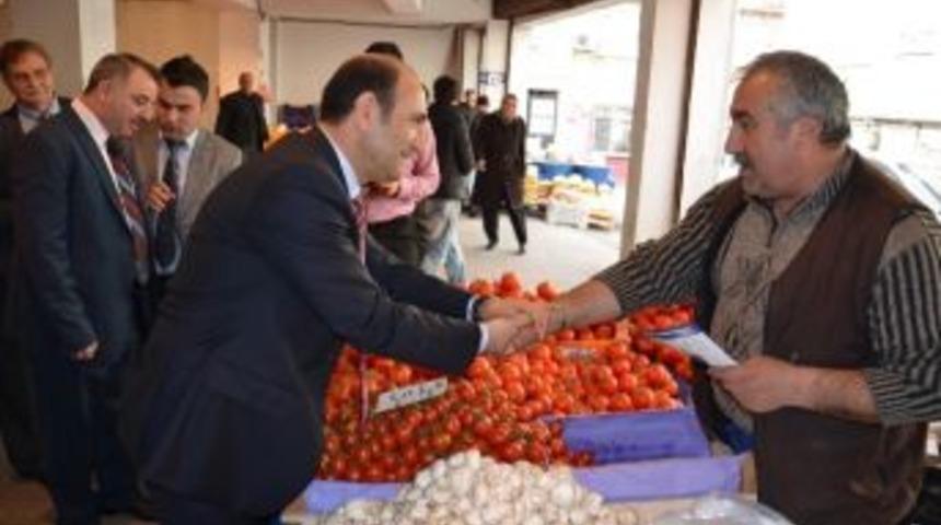 Edebali Pazarın Nabzını Tuttu