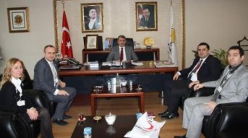 T&uuml;rk Kızılayı Kan Merkezi'nden Başkan K&ouml;ktaş'a Ziyaret