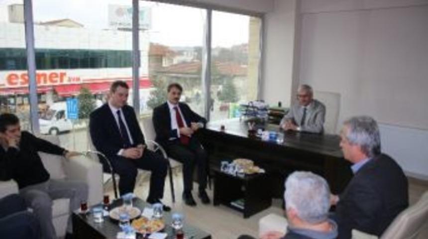 Başkan Alemdar M&uuml;teahhitler Birliğini Ziyaret Etti