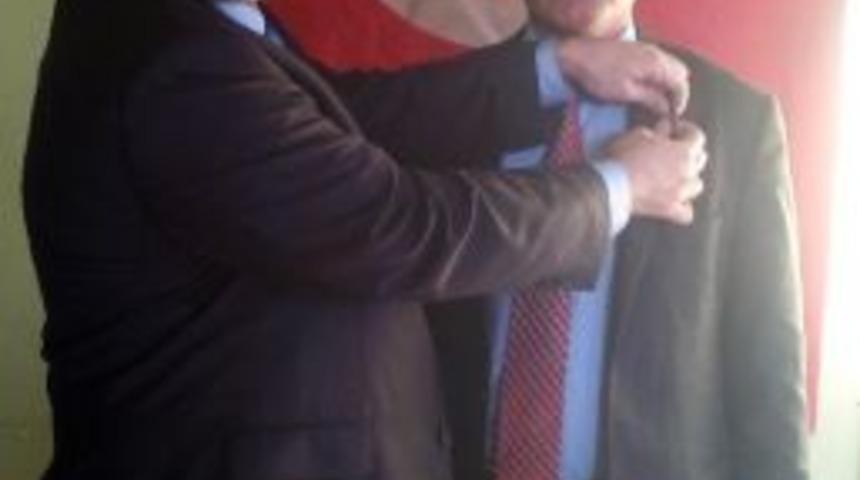 G&uuml;rb&uuml;z Belde Belediye Başkanı &Ccedil;i&ccedil;ek Sp'ye Katıldı