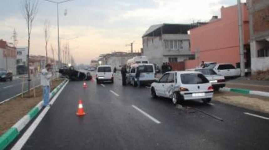 Yeni A&ccedil;ılan Bulvarda İlk Kaza