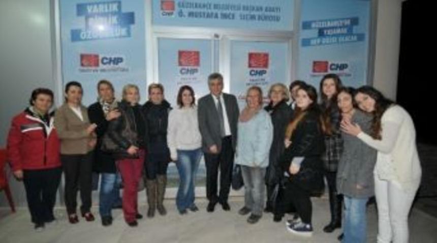 G&uuml;zelbah&ccedil;e'de İnce'nin Se&ccedil;im B&uuml;roları Hazır