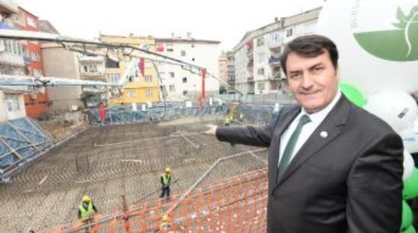 Osmangazi&rsquo;nin En B&uuml;y&uuml;k Otoparkının Temeli Atıldı