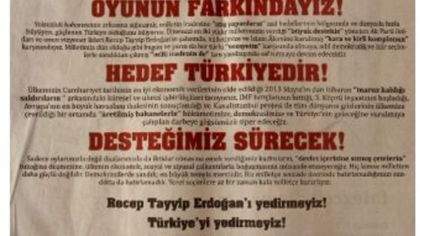Adanalı Esnaftan Başbakana Destek