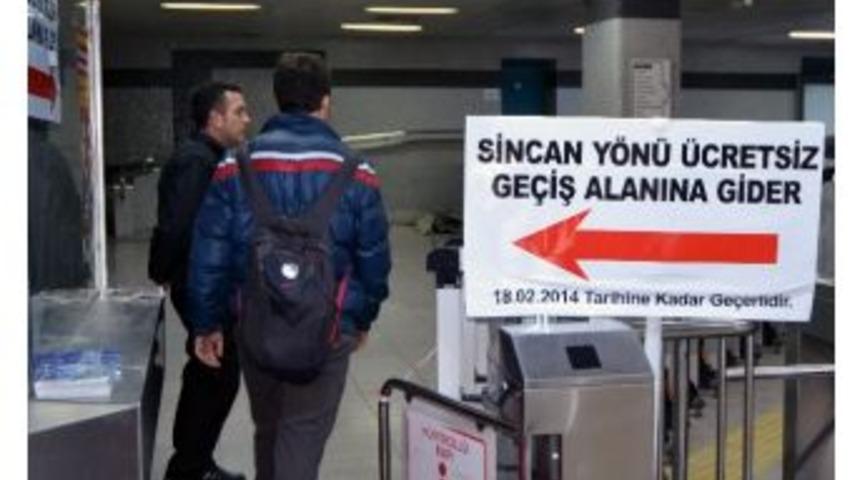 Batıkent-sincan Metrosu Yoğun İlgi G&ouml;rd&uuml;