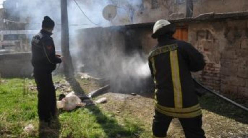 Kayseri'de Yangın