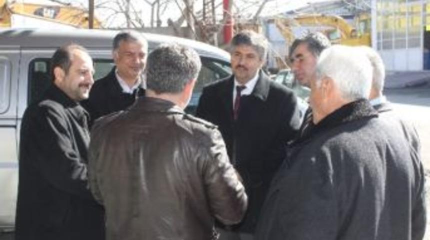 Hulisi Porgalı, Yeni Sanayi Sitesi Esnafını Ziyaret Etti