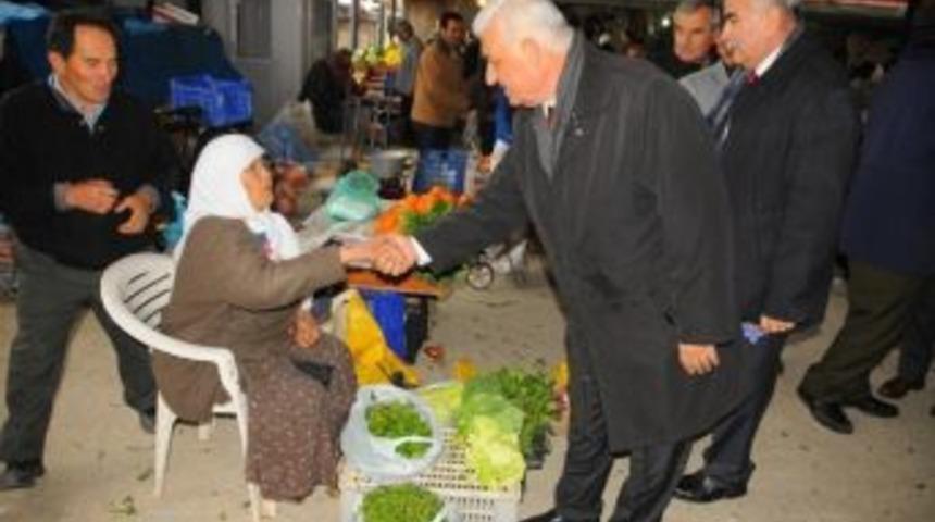 Başkan G&uuml;r&uuml;n Se&ccedil;im &Ccedil;alışmalarını Ula&rsquo;da Devam Etti