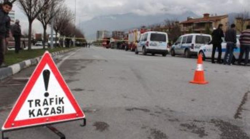 Manisa&rsquo;da Trafik Kazası: 1 &Ouml;l&uuml;
