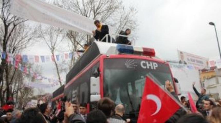 Sarıg&uuml;l &Uuml;sk&uuml;dar&rsquo;da, Esnafı Ziyaret Etti