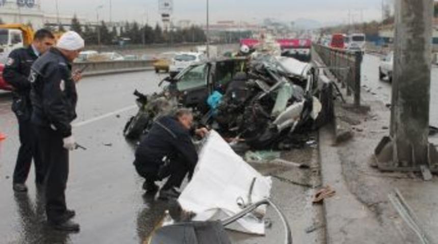 Başkent&rsquo;te Trafik Kazası: 1 &Ouml;l&uuml;