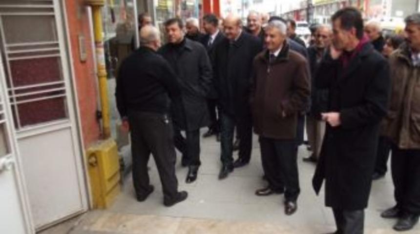 Ağbaba Ve Kaya, Esnafı Ziyaret Etti