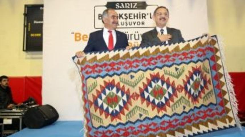 Başkan &Ouml;zhaseki, İl&ccedil;e Gezilerini Sarız İle S&uuml;rd&uuml;rd&uuml;
