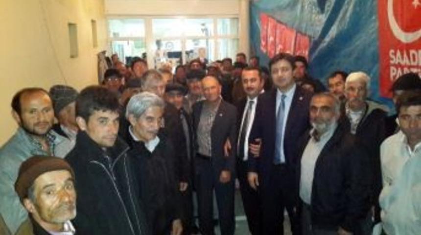 Saadet Partisi Akkışla'da