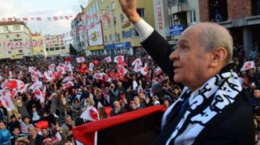 Mhp Lideri Bah&ccedil;eli, Ortaca'da Se&ccedil;im B&uuml;rosu A&ccedil;tı