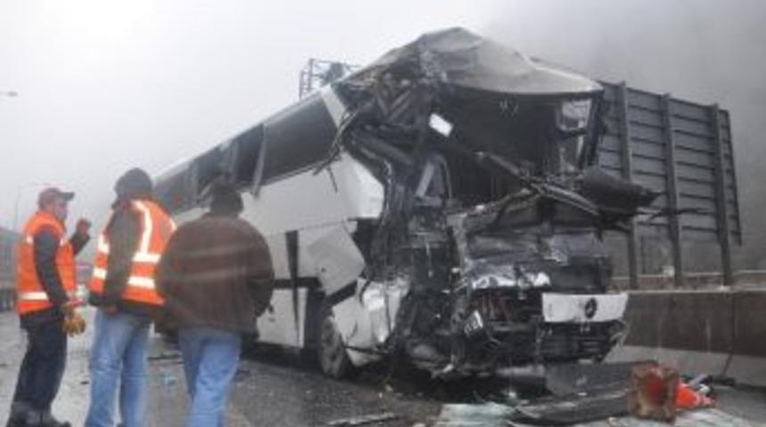 Bolu Dağı&rsquo;nda Zincirleme Trafik Kazası