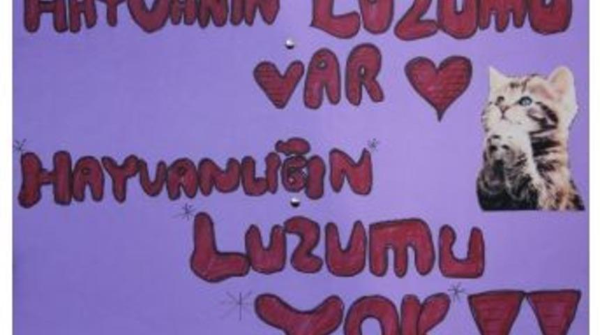 Erzurum&rsquo;da &ldquo;hayvan Cinayetlerine Dur De&rdquo; Eylemi Yapıldı