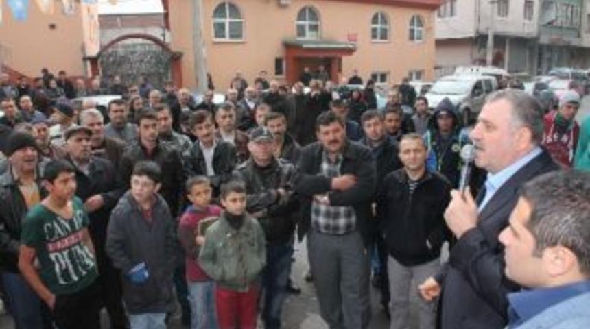 Bektaş&rsquo;a Miting Gibi Karşılama