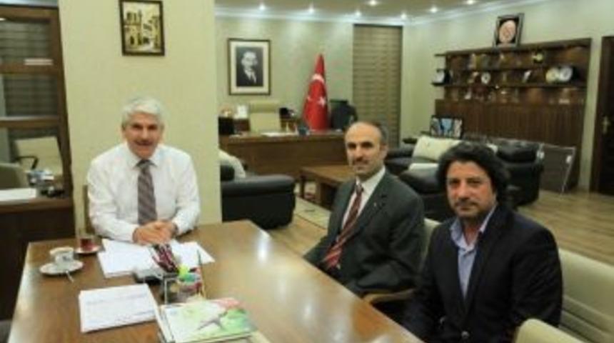 İl M&uuml;d&uuml;r&uuml; Aydın&rsquo;dan Başkan Sakallı&rsquo;yı Ziyaret