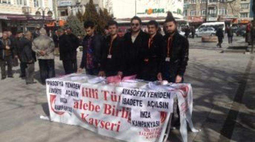 Mttb'den Ayasofya İ&ccedil;in İmza Kampanyası