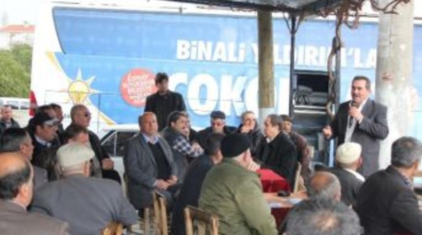 Ak Parti Adayı Hasan Şahin'e Kozak Morali