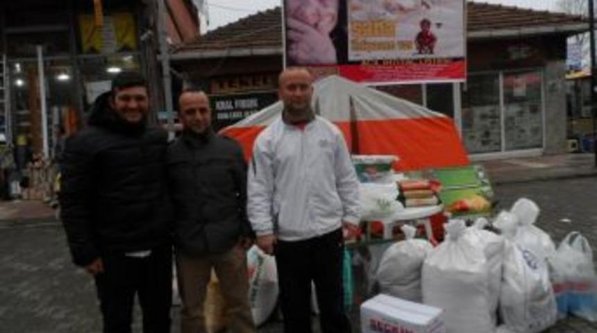 Suriye i&ccedil;in yardım &ccedil;adırı kurdular