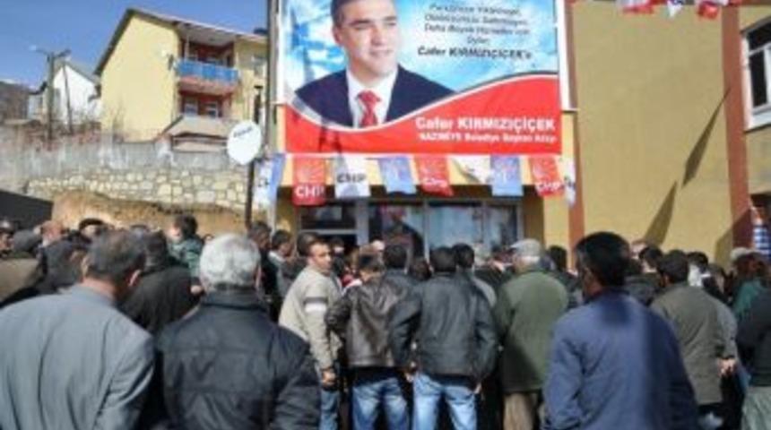 Chp Tunceli'de Se&ccedil;im B&uuml;rosu A&ccedil;tı