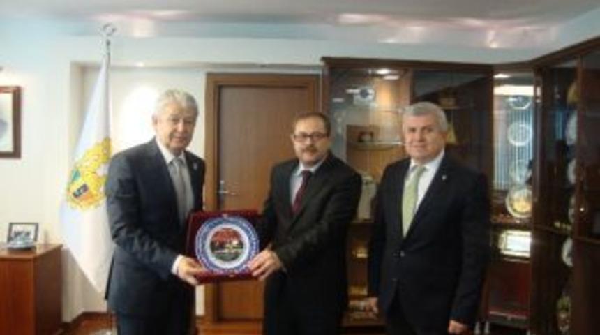 Edirne Emniyet M&uuml;d&uuml;r&uuml; Cemil Ceylan Etso'ya Veda Ziyareti