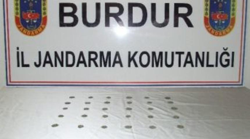 Bucak'ta Bronz 30 Sikke Ele Ge&ccedil;irildi