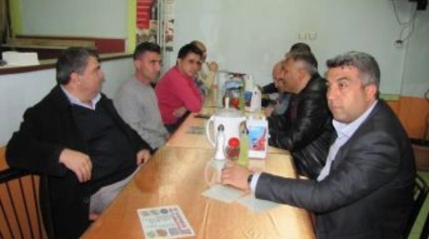 Hisarcık Ak Parti Belediye Başkan Adayı &Ccedil;alışkan, Eğitimcilerle Bir Araya Geldi