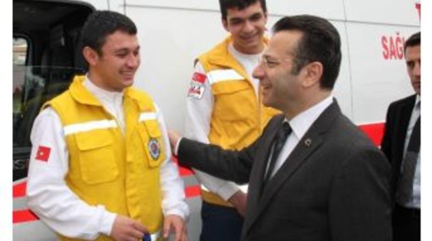Samsun&rsquo;da 10 Yeni Ambulans Hizmete Girdi
