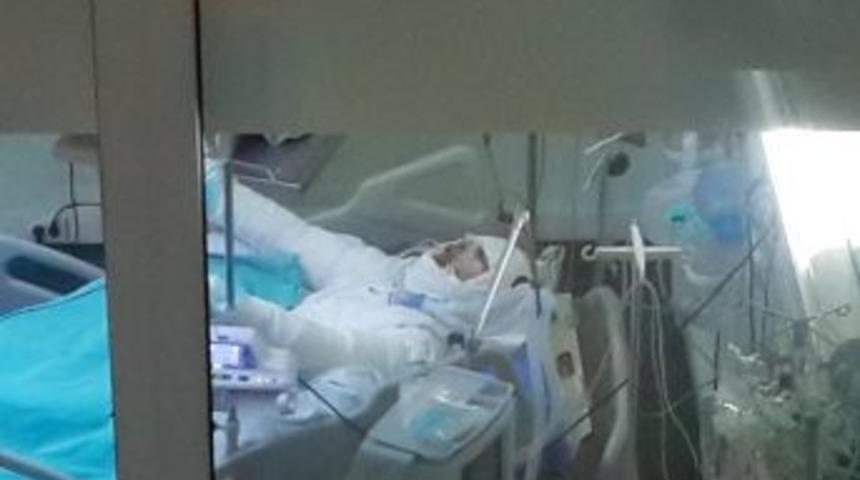 (&ouml;zel Haber) Patlamada Yaralanan &Ccedil;iftin Tedavisi Yanık Tedavi Merkezinde Devam Ediyor