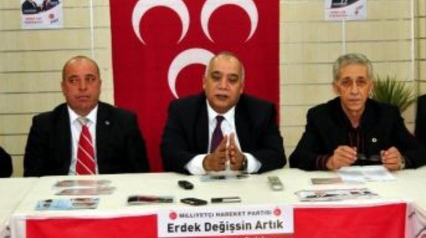 Erdek'te Mhp'nin Belediye Meclis &Uuml;yesi Adayları A&ccedil;ıklandı