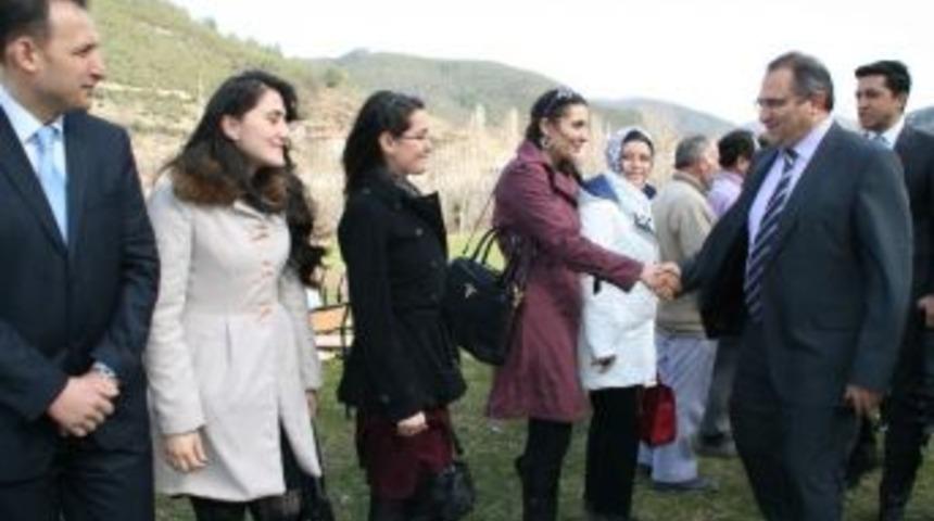 Devrek'te, Kızılcık Fidanı Dikimi Yapıldı