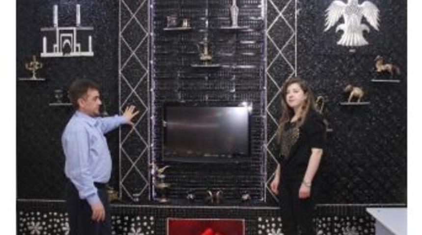 (&ouml;zel Haber) Stressiz Bir Hayat İ&ccedil;in Oltu Taşı Duvar