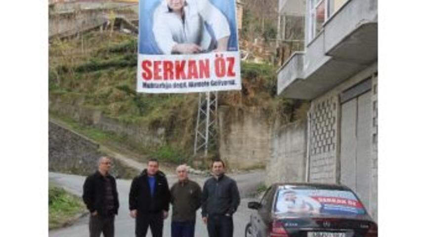 Rizeli Muhtar Adayı Se&ccedil;im Kampanyası İle Dikkat &Ccedil;ekmeyi S&uuml;rd&uuml;r&uuml;yor
