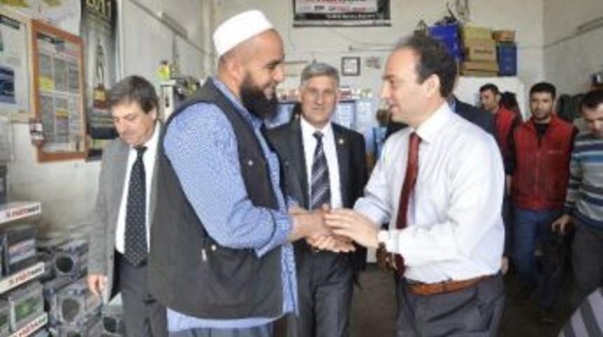 Baydemir, Sanayi Sitesi Esnafıyla Buluştu