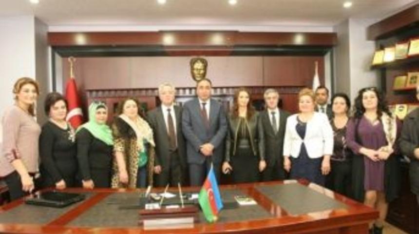 Azeri Heyetten Elazığ Belediyesi'ne Ziyaret