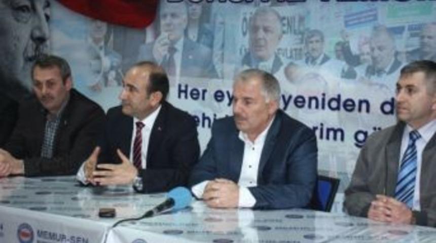 Ak Parti Yıldırım Belediye Başkan Adayı Memur-sen&rsquo;i Ziyaret Etti