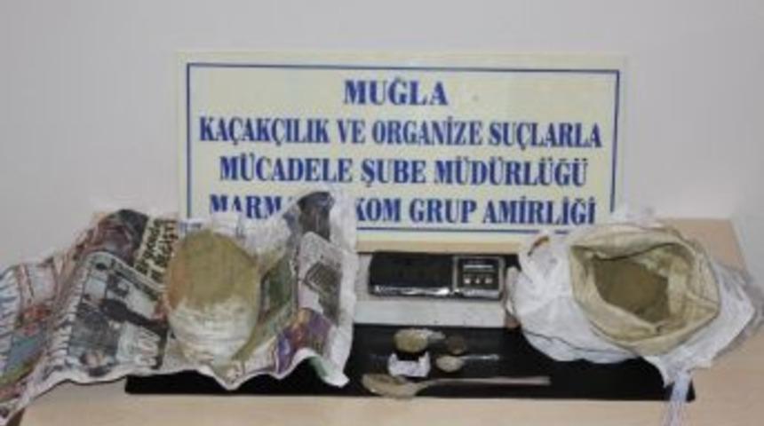 Marmaris&rsquo;te Esrar Operasyonu