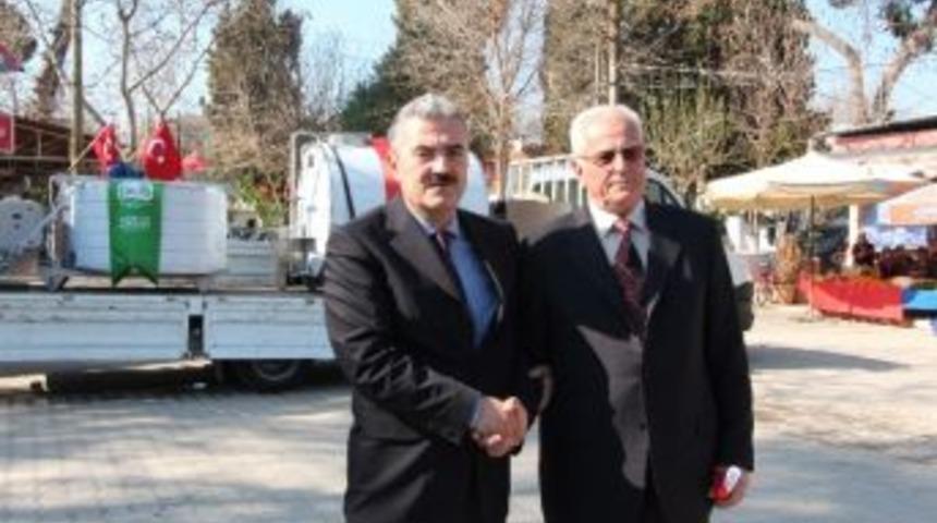 Aydın'da 19 Soğutma Tankı T&ouml;renle &Uuml;reticiye Teslim Edildi