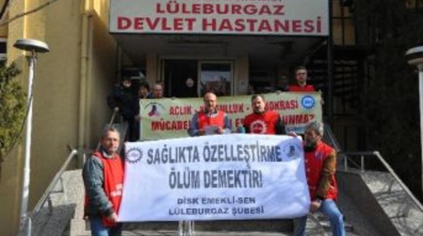 Disk'e Bağlı Sendikalar Sağlık Hizmetlerinin Parasız Olmasını İstedi