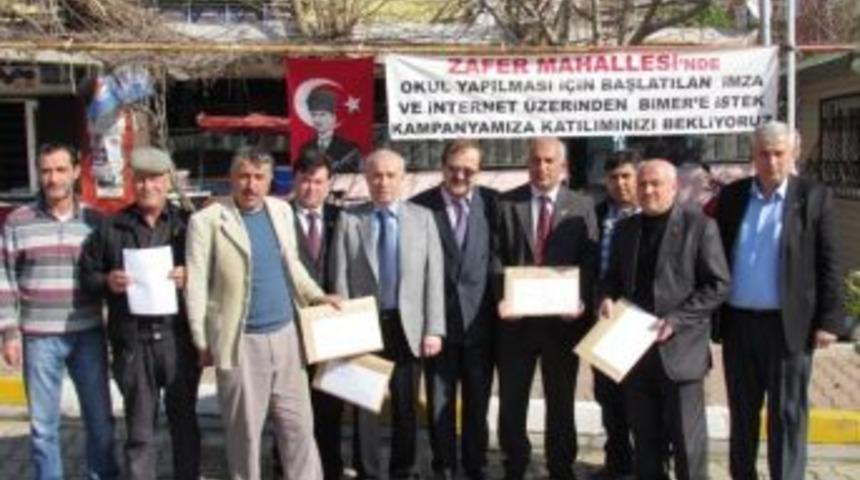 &Ouml;demiş&rsquo;in En Hızlı B&uuml;y&uuml;yen Mahallesi Okulunu İstiyor