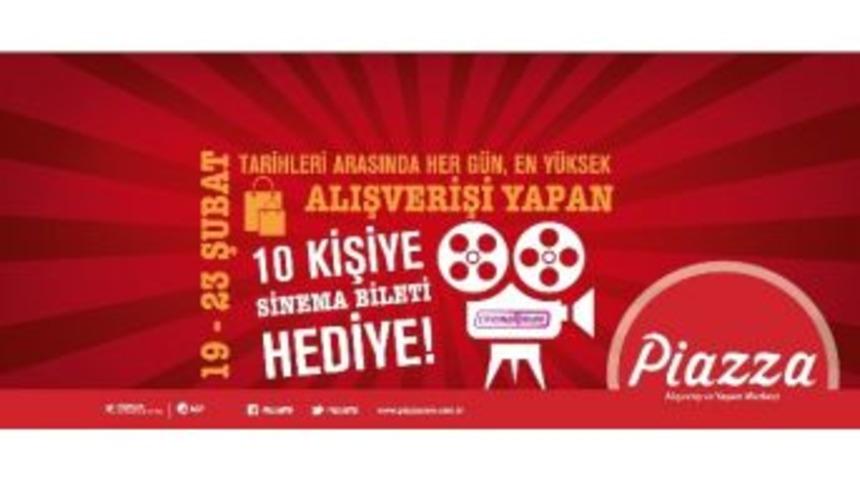 Alışverişe Sinema Bileti Hediye