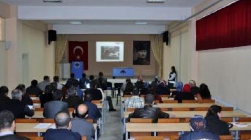 Gediz Meslek Y&uuml;ksekokulu Personeline Afet Ve Korunma Tedbirleri Semineri
