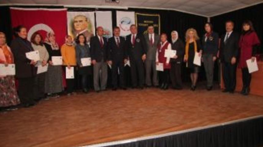 Evka Projesine Katılanlar Sertifikalarını Aldı