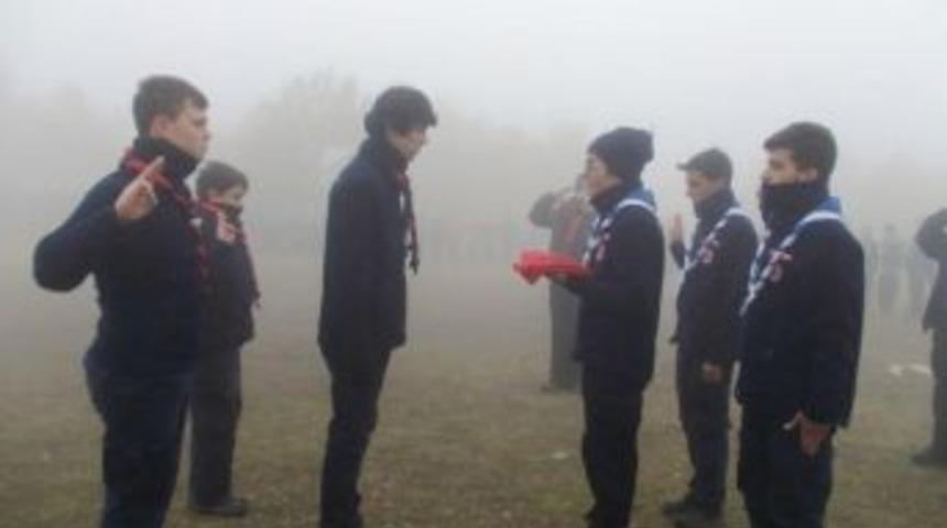 B&uuml;y&uuml;kşehirli İzciler Kış Kampına Katıldı