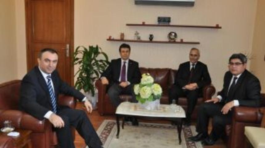 İskenderun Cumhuriyet Başsavcısında Kaymakam Soyt&uuml;rk'e Ziyaret