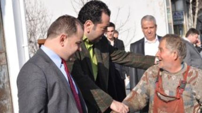 Mhp L&uuml;leburgaz Belediye Başkan Adayı Mahir Altan Yeni Sanayi Sitesini Gezdi